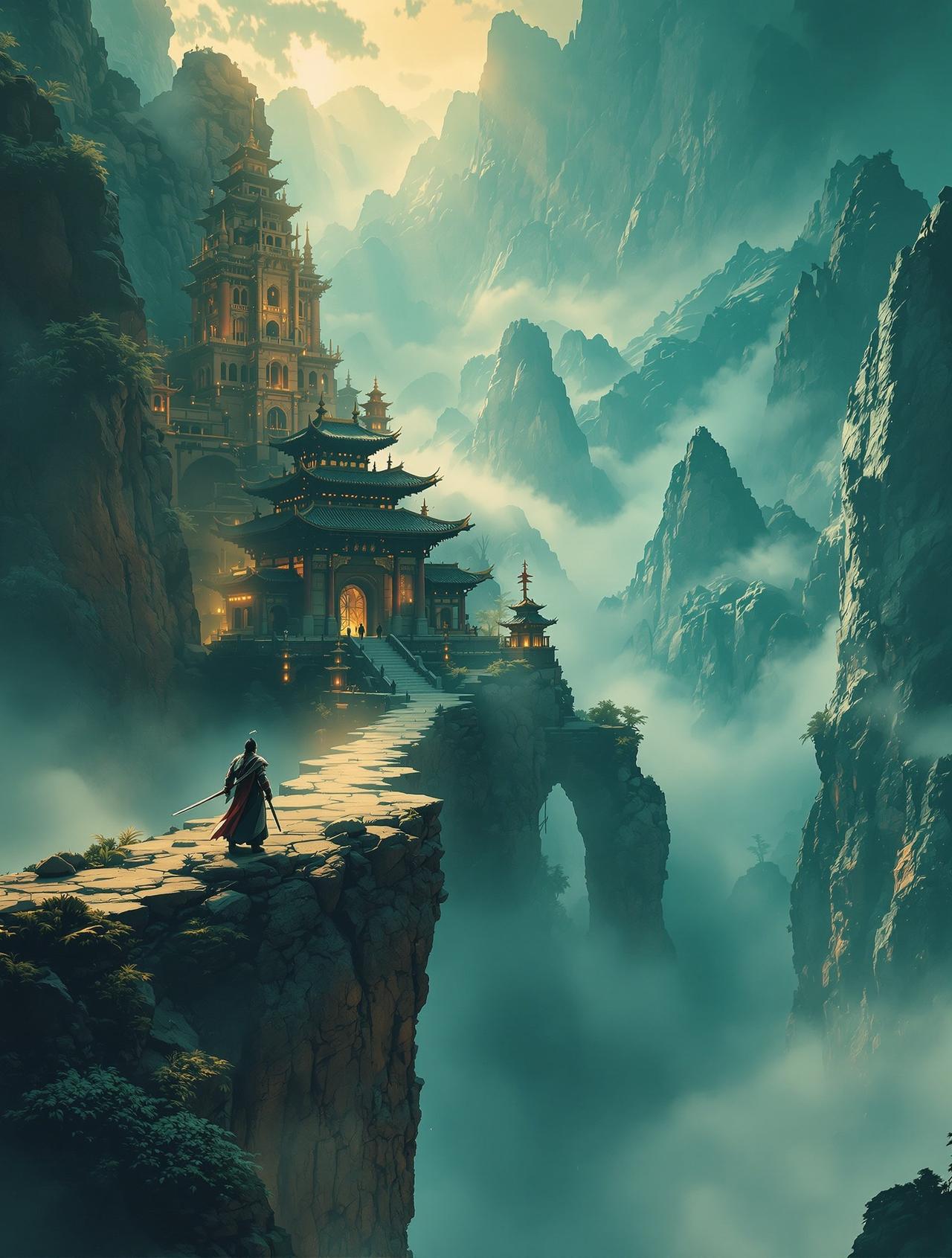 国产高清在线作品《江湖夜雨》海报